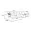 Canapé modulaire 3 pièces rembourré-108839624-108839626