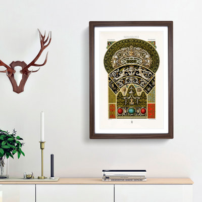 A Striking Renaissance Pattern by Albert Racinet - Picture Frame Painting Print