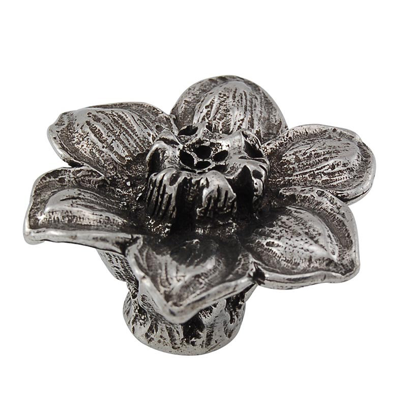 Carlotta Novelty Knob, Vintage Pewter