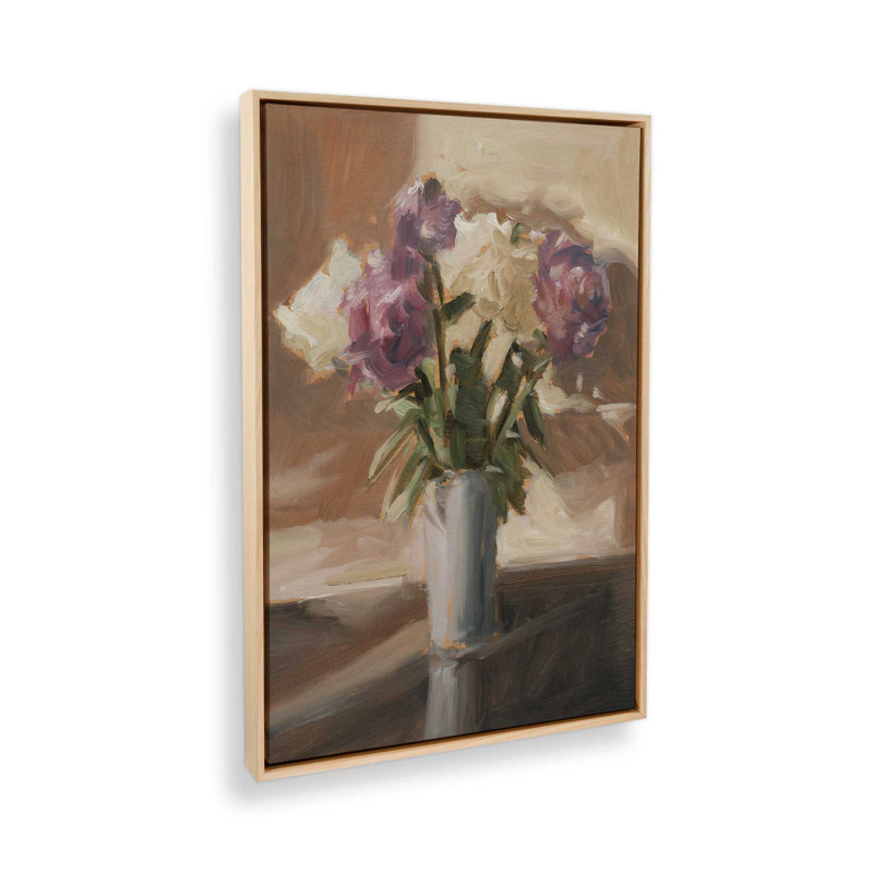 «Sunlit Bouquet I» par Ethan Harper, reproduction d'art, H 16 po x l 12 po, Tanné