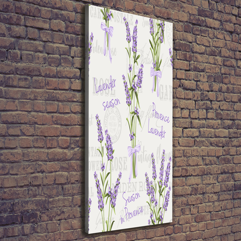 Lavender 1 Piece Wrapped Canvas Wall Art