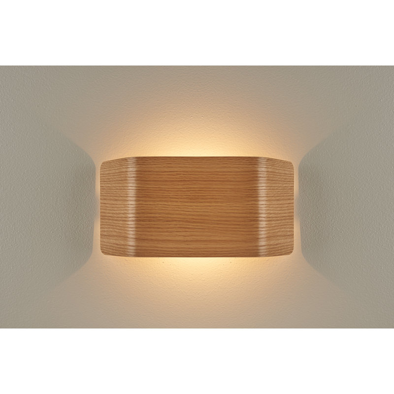 Plafonnier encastré 1 lumière Zen, Chêne