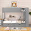 Lit superposé double au-dessus de double avec 2 tiroirs et armoire à couches multiples