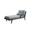 Chaise de loisir simple en bois massif