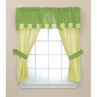 Izzo Cotton Blend Kitchen Curtain