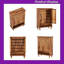Armoire à chaussures ventilée 29,53 po à 5 niveaux en rotin et bois avec rangement de comptoir de 350 lb