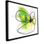 «Citron Petals» par Jan Weiss, reproduction d'art sur toile Green Floral Abstract-12335787