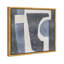 Midnight Contours I Canvas Abstract Print by Oliver Gal, Black Frame, 12 x 12-1746067620-1746067626