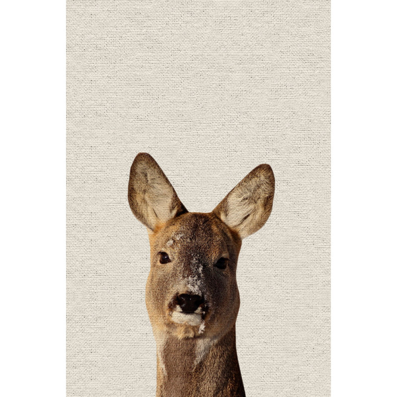 «Attentive Kangaroo», reproduction sur toile, H 30 po x l 20 po x P 1,5 po