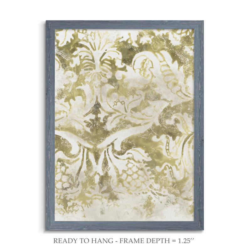 « antique tile ii » par paul cezanne-image-cadre de dessin, H 38 po x l 28 po x P 1,25 po, Toile avec cadre gris