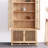 Simple solid wood bookcase