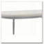 Banc rembourré capitonné beige clair Coastal