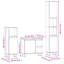Andrada Bathroom Storage Furniture Set-1931615143