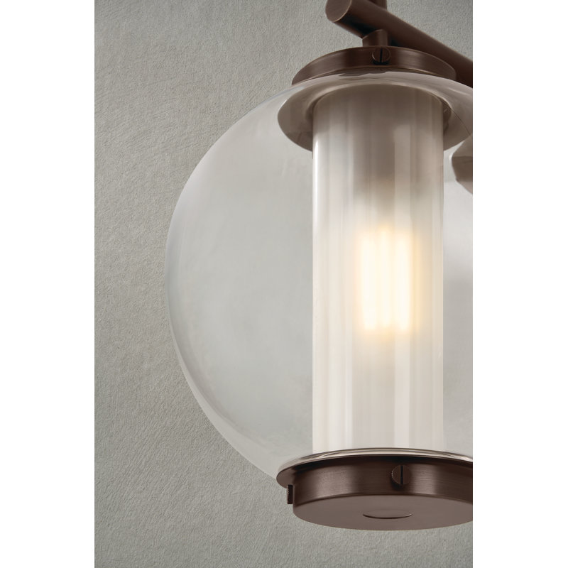 Troy Lighting Marco 1 Light Exterior Wall Sconce, Bronze