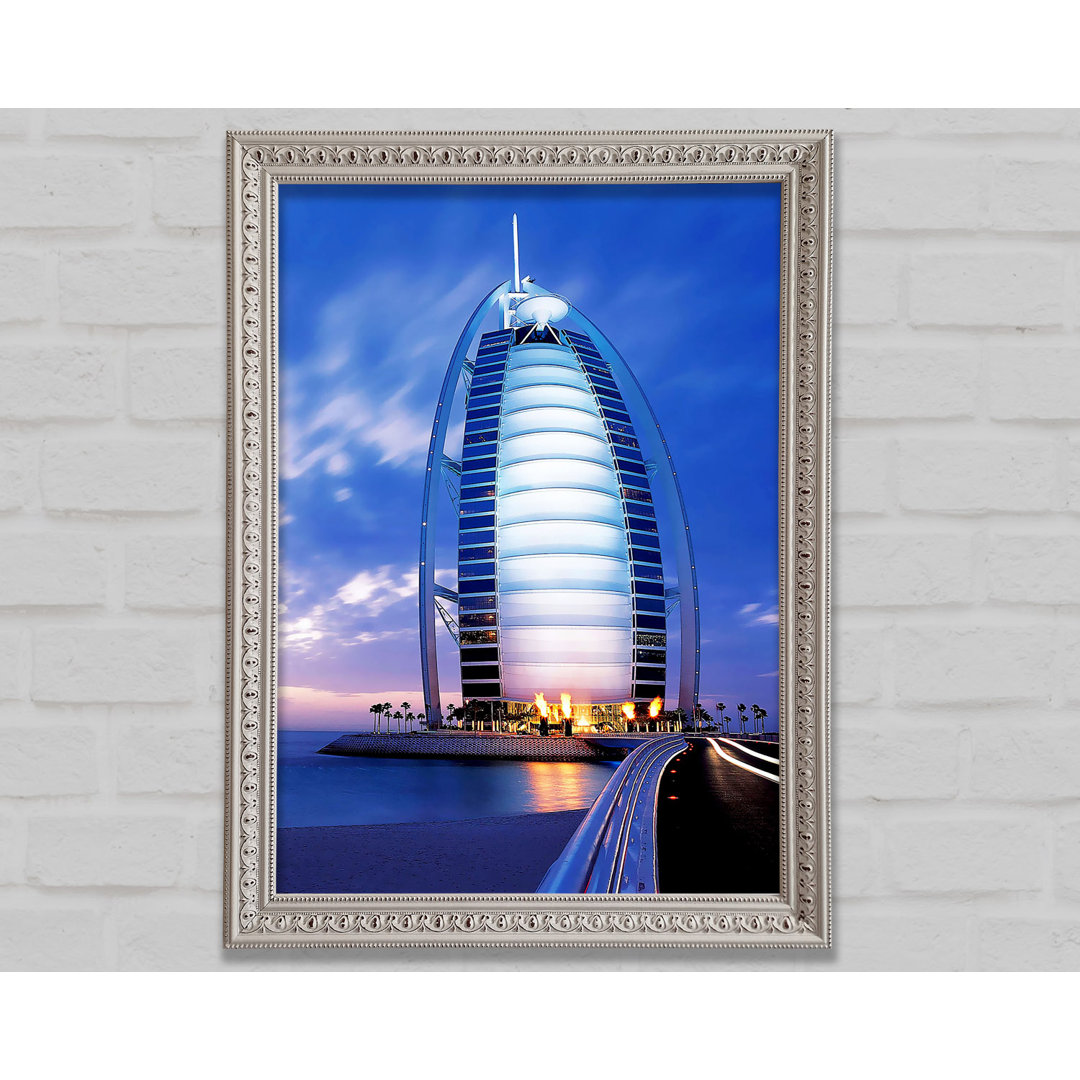 Dubai Beach Front Building - Einzelner Bilderrahmen Kunstdrucke