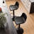 Modern Swivel Adjustable Height Bar Stool With Backrest Footrest For Kitchen Island Bar Counter-378137475