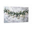 Ornements de Noël argentés, verdure, plumes, boucles, thème d'hiver-883452312