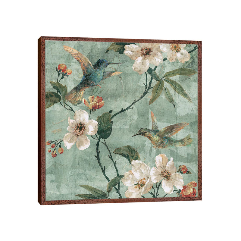 1 Piece Floater Frame Wall Art on Canvas, 93.98 cm H x 93.98 cm W, Classic Wood Floater Framed