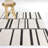 Edin Cream Striped Transitional Area Rug-527041007