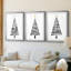 Art de Noël des Fêtes de Noël - Impression sur mesure encadrée de qualité supérieure - 3 pièces-397973974-397973963