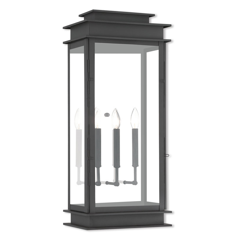 Cortana Wall Light, Black, 28.5" H x 12.5 W x 8.25" D