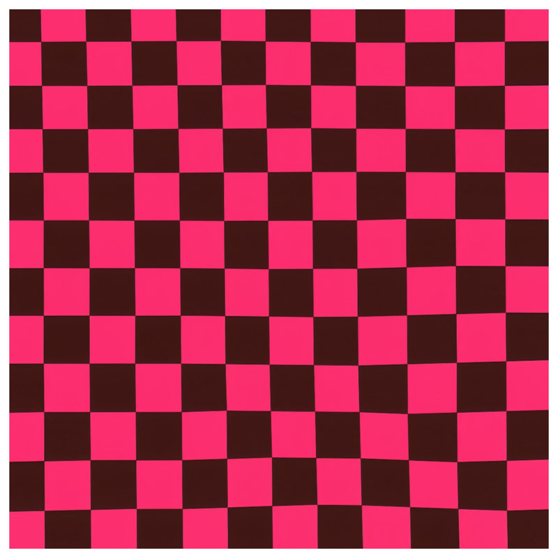 Pink Black Checkered Comforter, King