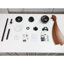 Ventilateur de plafond moderne de 52 po avec lumière DEL et moteur à télécommande DC Damecia-246637132