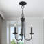 Lustre 3 lumières de style bougie Arunvir-251971430