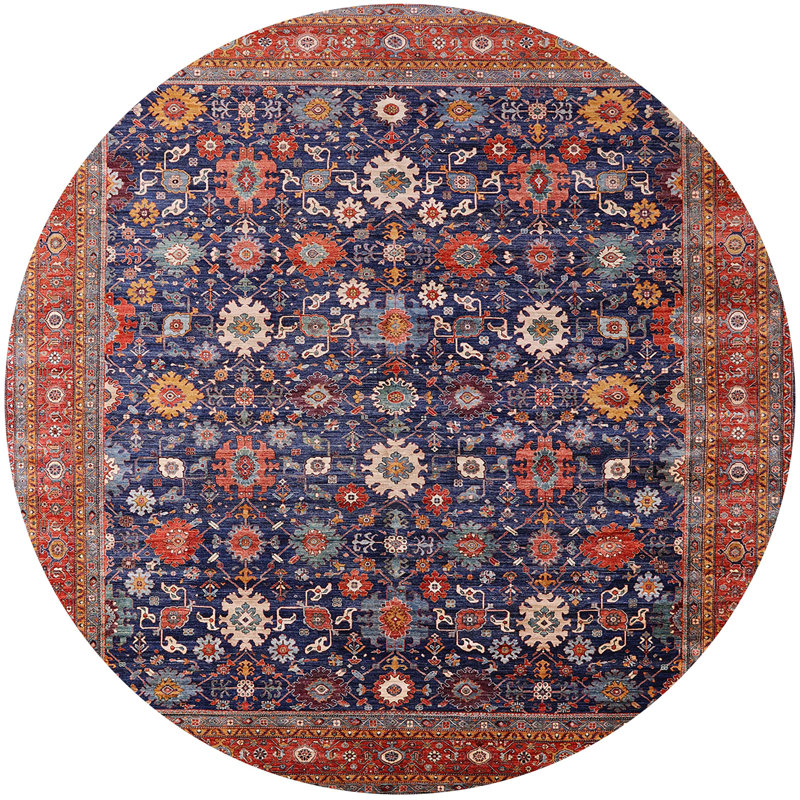 Oriental Indoor Rug, Round 7'