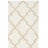 Rodgers Hand Woven Flat Weave Wool/Viscose/Cotton Geometric Rug in Ivory/Camel-186844585