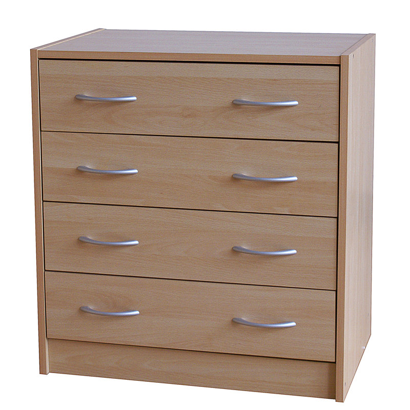 Iron Acton 63.5 cm W Chest of 4 Drawers