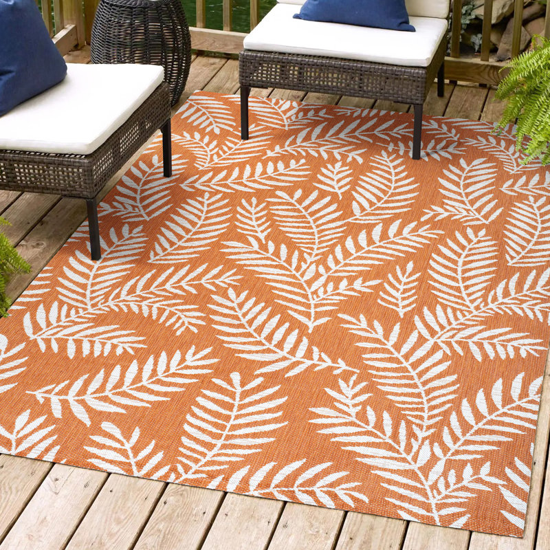 Tapis intérieur / extérieur Carnearney Nevis, Rectangle 3 pi 11 po x 6 pi