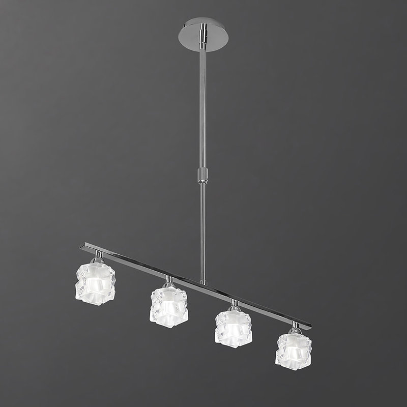Klingensmith 4 - Light Kitchen Island Pendant, Oxide Metal