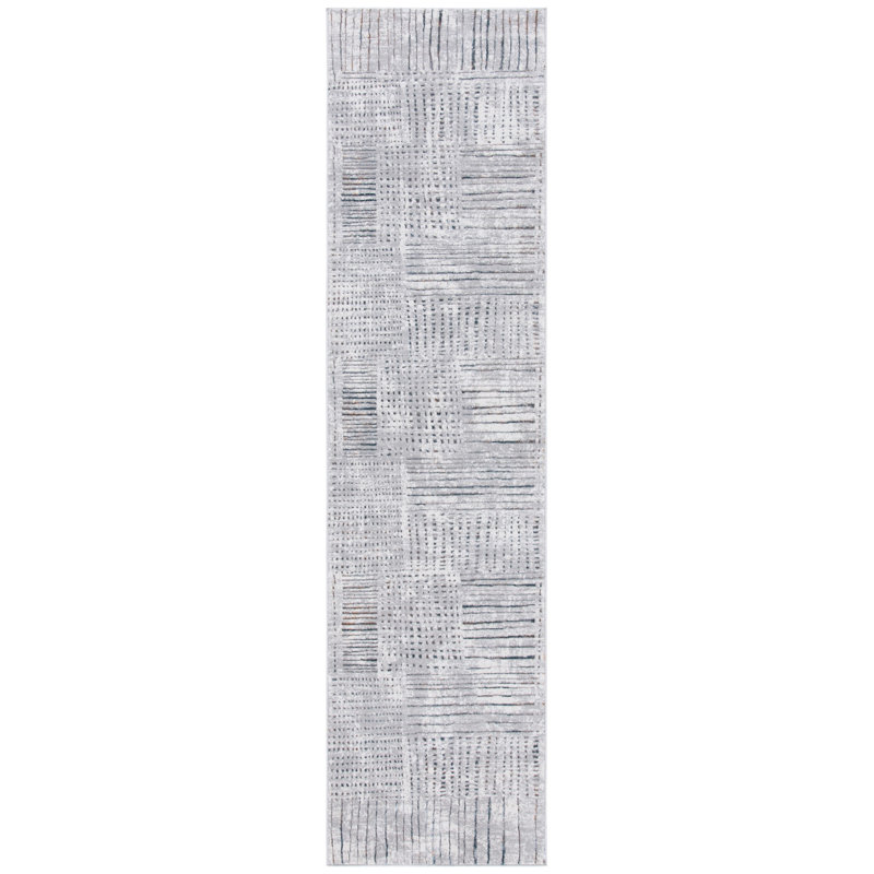 Knotts Performance Geometric Rug, Runner 2'2" x 9'