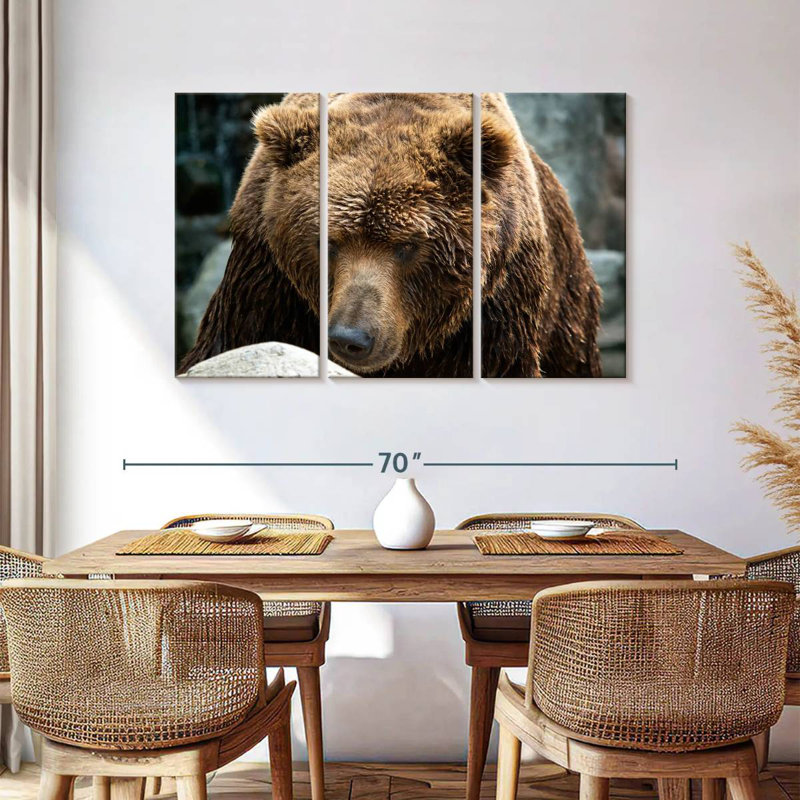 Brampt Kamchatka Brown Bear, 36" H x 57" W