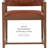 Morrow Upholstered Arm Chair in Brown