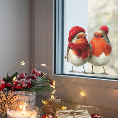 Christmas Decorative Glass Door And Window Home Beautification Decorative Window Stickers