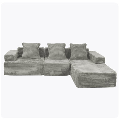 Canapé modulaire en L Boneless
