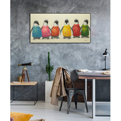 Hand -painted acrylic painting for all the family