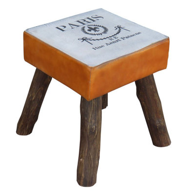 Solid Wood Accent Stool