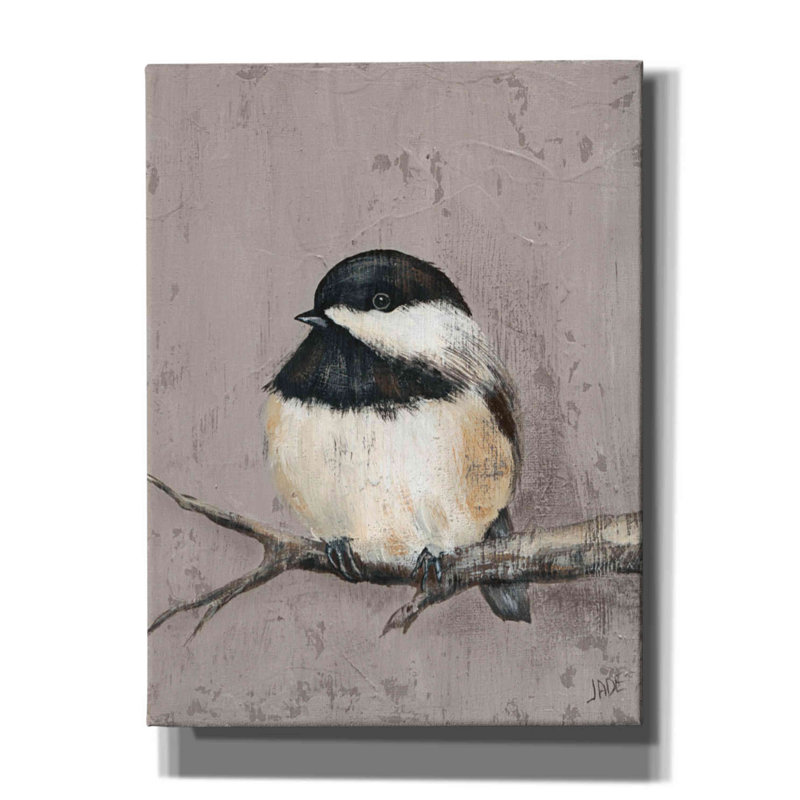 «Winter Bird IV», impression sur toile tendue, H 16 po x l 12 po x P 0,75 po