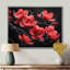 «Magnolias Photo II» - art mural rouge-1803593378-1803593379