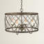 Lustre tambour unique à 4 lumières Ryne-25769606