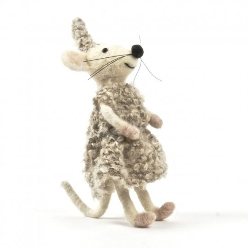 Figurine en feutre mouse mouse