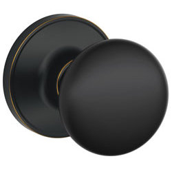 Stratus Knob Hall and Closet Lock, Aged Bronze