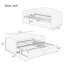 Lit de jour simple avec couchette escamotable allongée, canapé-lit rembourré, conception simple à très simple, idéale pour la chambre d'amis, velours, beige-1645809717