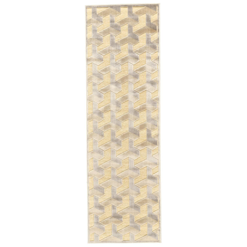 Geometric Area Rug, Runner 2'6" x 8'