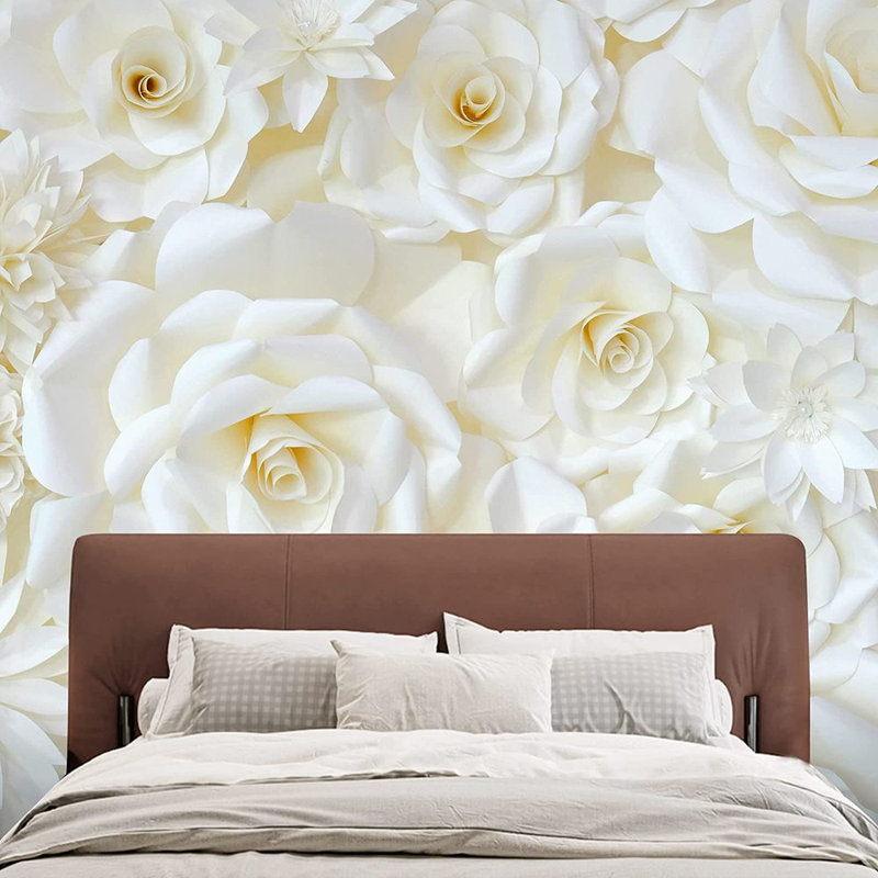 Peel & Stick Floral Border, 100" L x 144" W