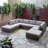 Ansonia Outdoor 8 Piece Sectional Seating Group with Cushions