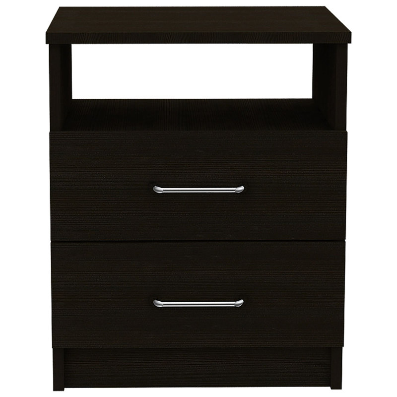 16'' W Nightstand, Black